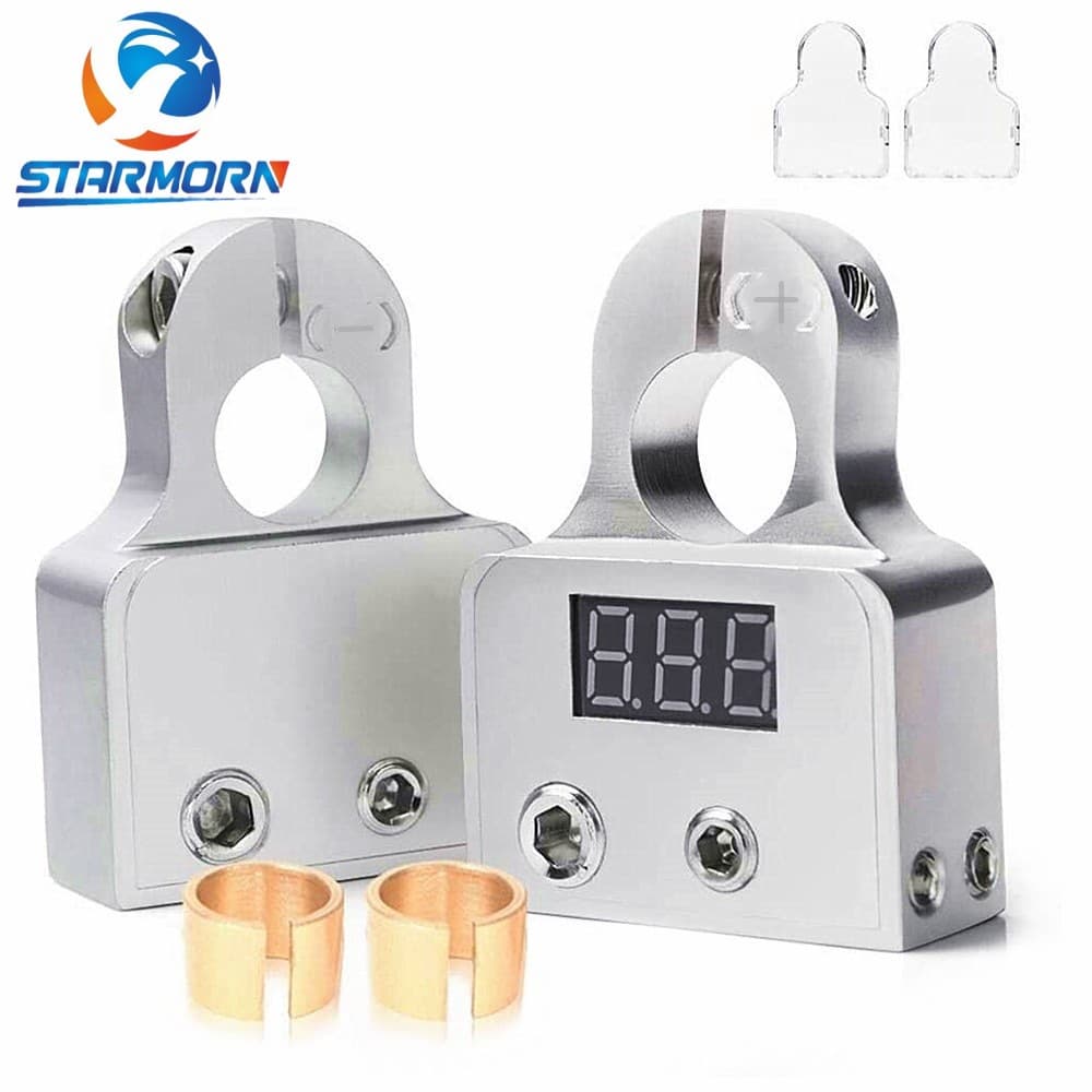 Amazon Hot Selling Car Audio Modification Battery Terminal Connector with Voltage Meter