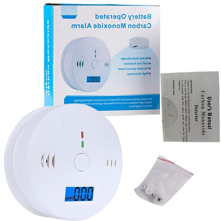 Foreign Trade Carbon Monoxide Alarm LED Display Household Stove CO Detector Cross-border Exclusive Bulk Discount