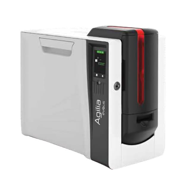 EVOLIS Agilia Retransfer Color 600dpi Card Maker for Social Security Cards, Employee Cards, and Driver's Licenses