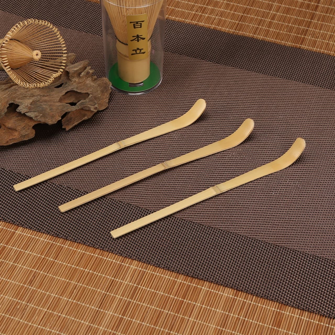 Japanese Matcha Bamboo Whisk Tool, Tea Ceremony Tea Scoop, Bamboo Whisk Accessories, Tea Spoon, Matcha Powder Stirring, Teaspoon Magic Tool