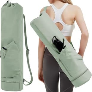 In Stock Amazon New Yoga Mat Backpack, Multifunctional Travel Bag, Sports Fitness Bag, Yoga Mat Carrier