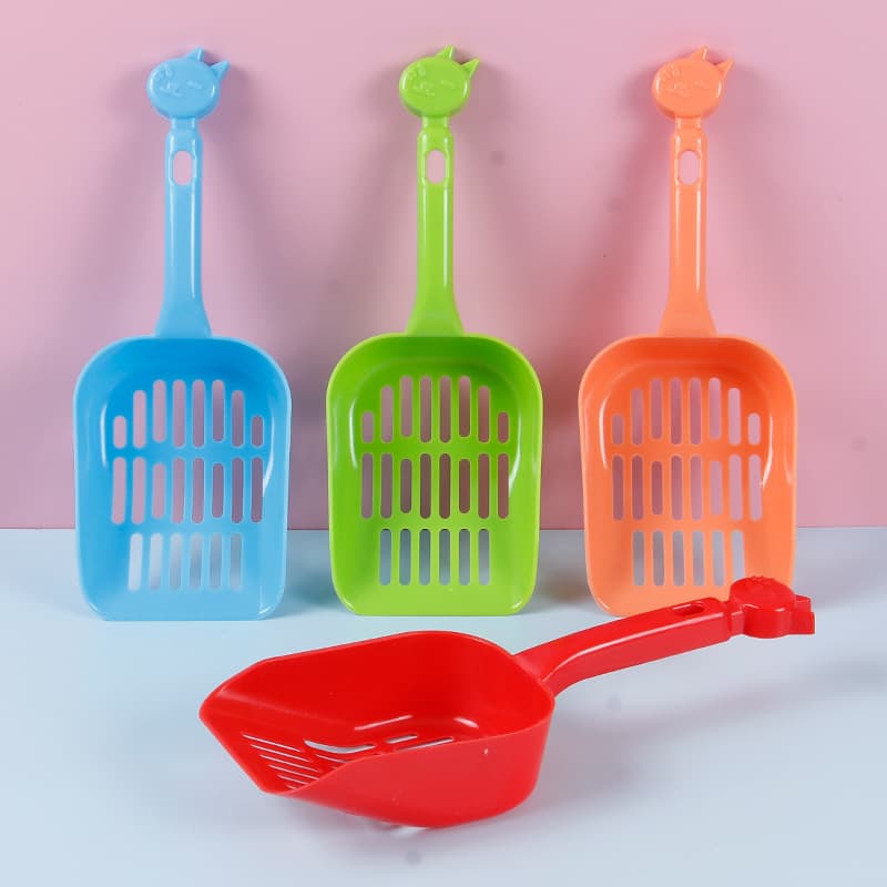 Pet Cleaning Supplies Cat Litter Scoop Plastic Mesh Cat Litter Scoop Cat Poop Scoop Tool Leak-Proof Sand Scoop Wholesale Stock