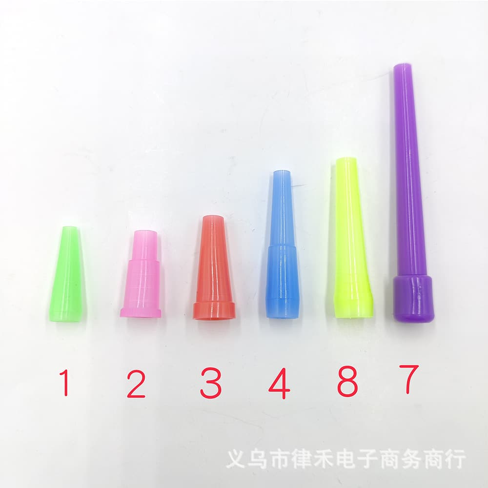 Factory Supply Arabic Hookah Accessories Disposable Candy Color Plastic Mouthpiece Multiple Sizes Styles Shisha
