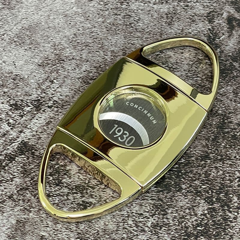 UK Coens Cigar Scissors Portable Large Ring Gauge Cigar Tool Stainless Steel Cigar Cutter Double Blade Cigar Knife