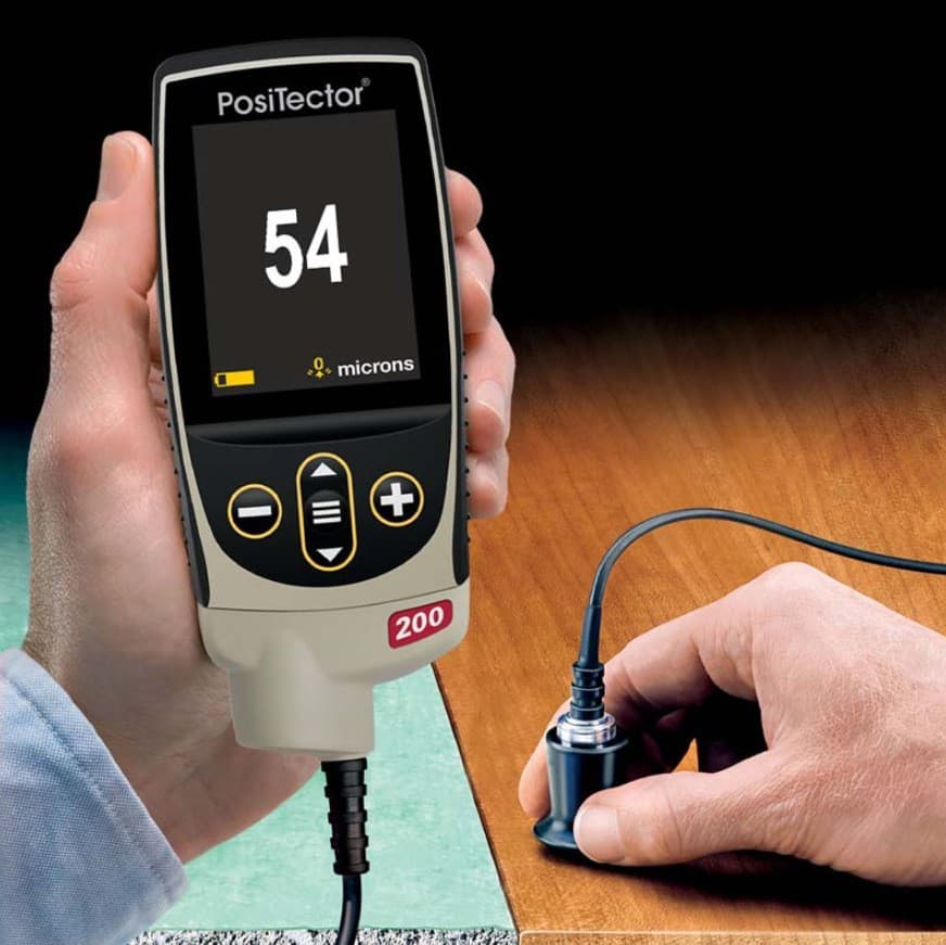 DeFelsko PosiTector 200B/C/D Ultrasonic Coating Thickness Gauge for Concrete and Paint Measurement