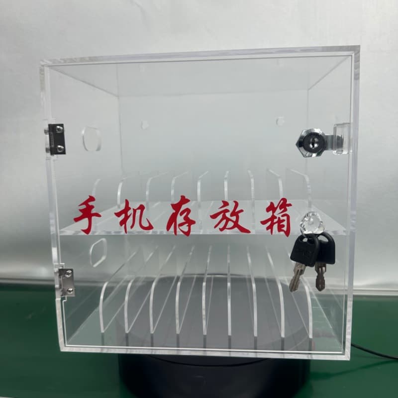 Acrylic Mobile Phone Storage Box (Holds 20 Phones)