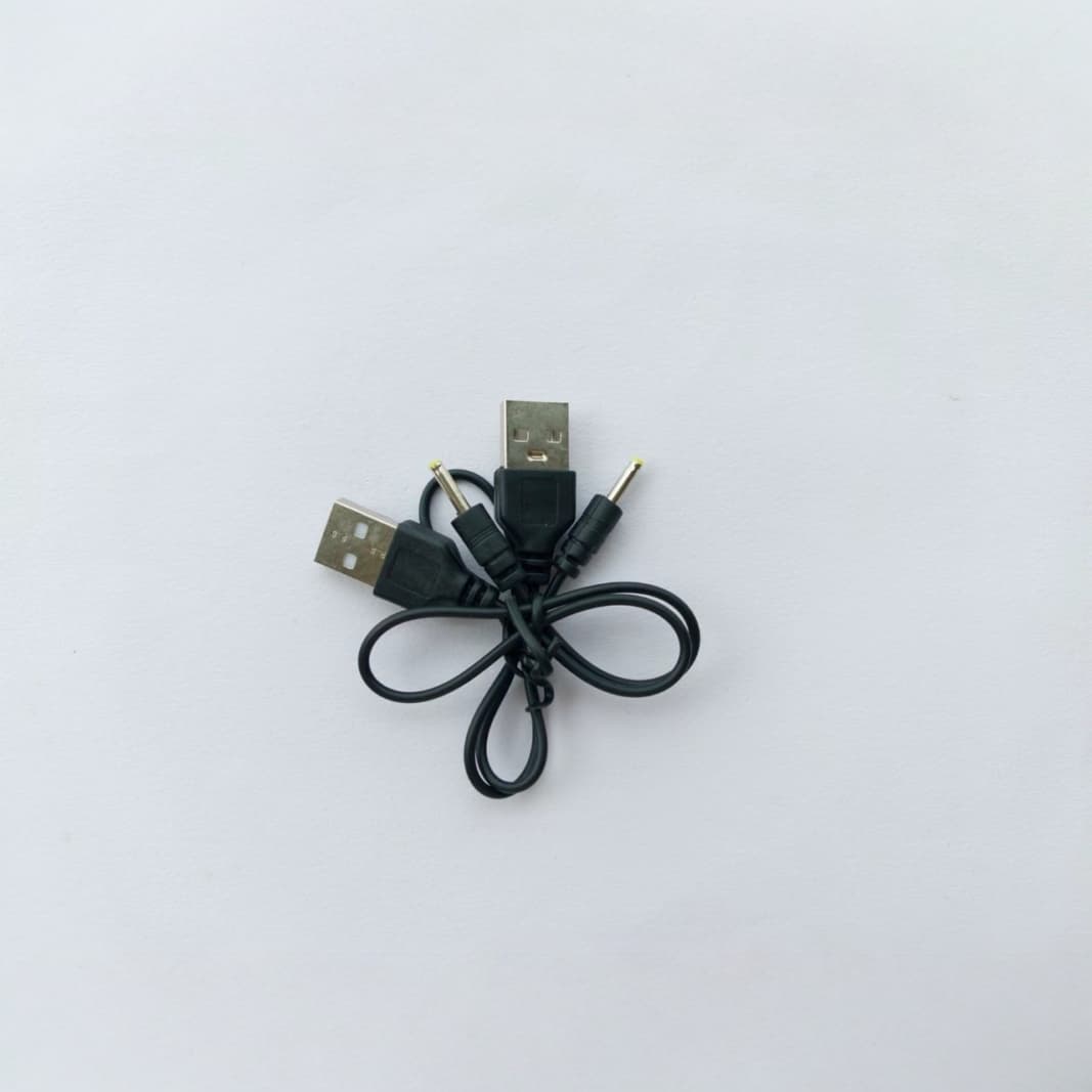 A Male to DC2.5 USB to DC2.5*0.7 Power Cable for Remote Control Aircraft Data Cable with Copper Core, Fully Tested
