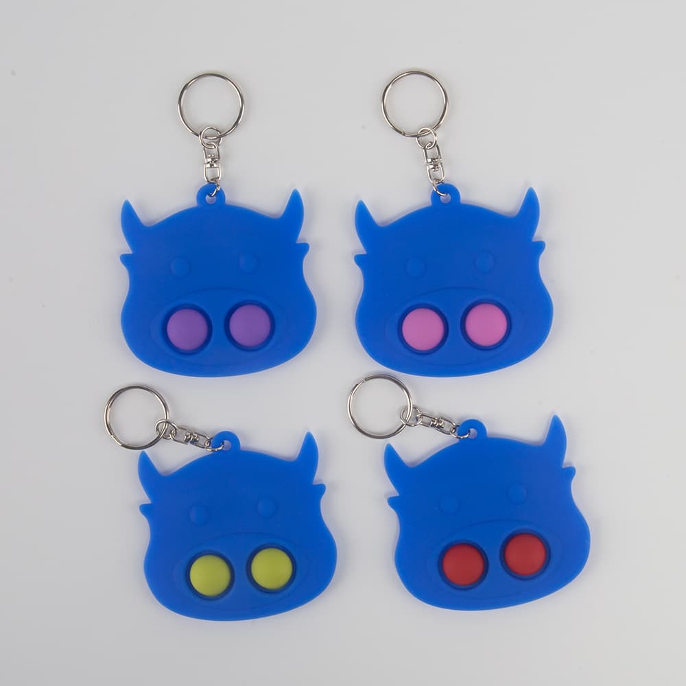Mouse Exterminator Keychain Fidget Toy Simple Dimple Toy