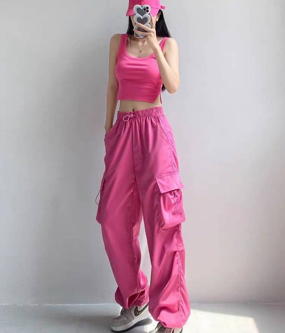 Summer Quick-Dry High-Waist Wide-Leg Cargo Pants for Men, Thin Style 2026 American Wide-Leg Pants Casual Sports Men's Long Trousers Summer