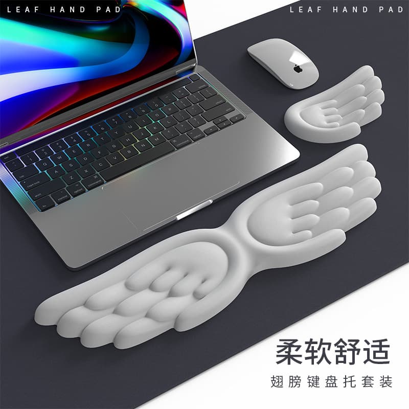 Silicone Memory Foam Hand Support Wrist Protector for Computer Mouse Pad Women's Keyboard Mouse Mat Office Equipment