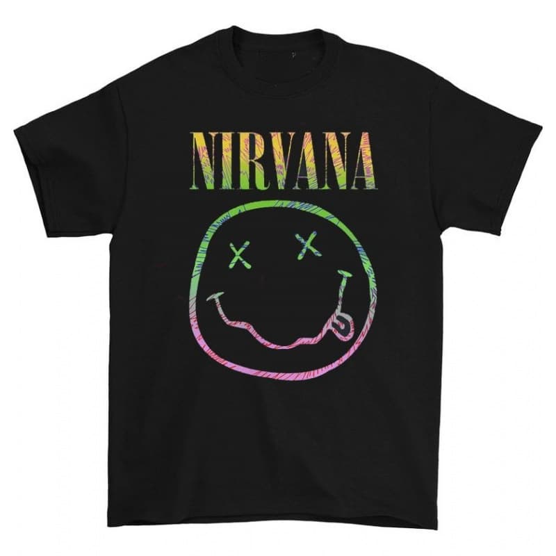 【Cross-Border European Size】Nirvana Rock Short Sleeve T-Shirt