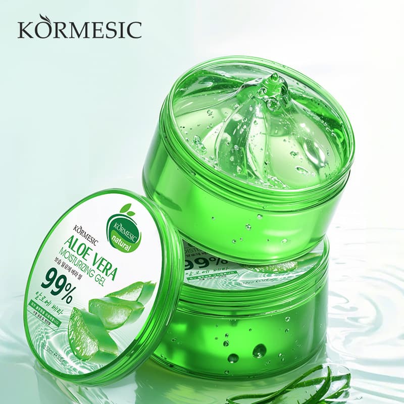 KORMESIC full English version of moisturizing aloe vera gel Aloe Vera Gel foreign trade cross-border manufacturer wholesale direct sales