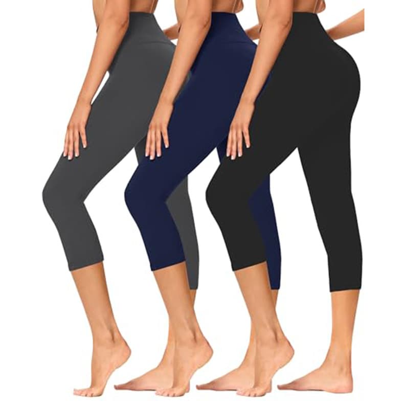 European and American sports and fitness three-point yoga pants with peach hips, high waist and hip lift, seamless high elastic fitness Pilates sweatpants