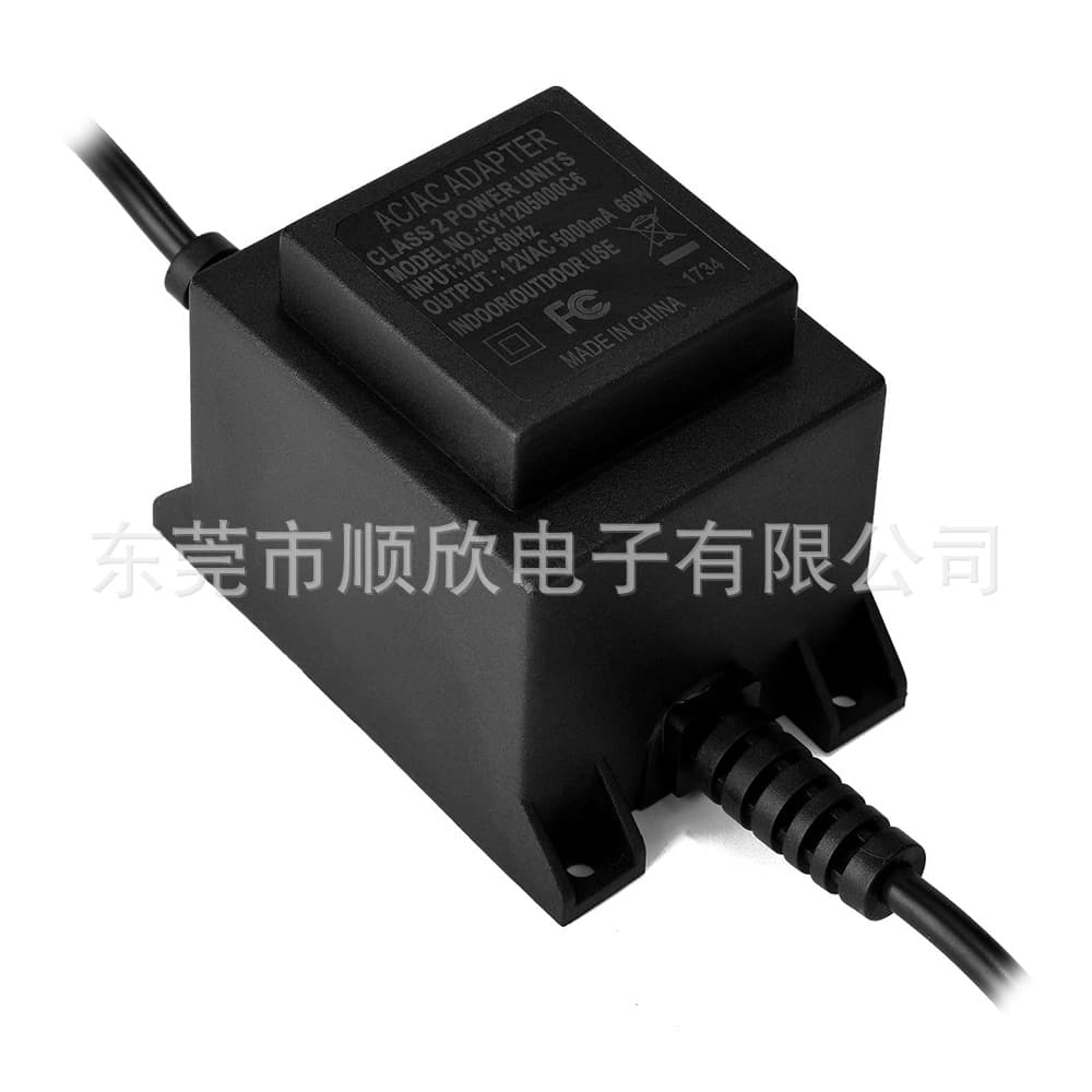 Supply 12V5A US Standard Swimming Pool Linear Adapter Waterproof IP68