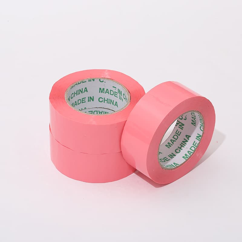 Wholesale Cute Pink Tape Color Sealing Tape Express Light Pink Logistics Tape Color Packaging Tape