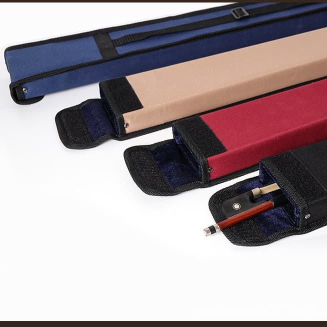 One-shoulder strap to carry lightweight and resistant small and medium-sized cello bow box German-style French double bass universal model