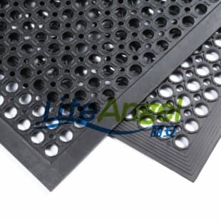 Restaurant Hotel Kitchen Rubber Mat / Staircase Anti-Slip Mat / Warehouse Rubber Mat / Export to Japan Rubber Hole Mat A