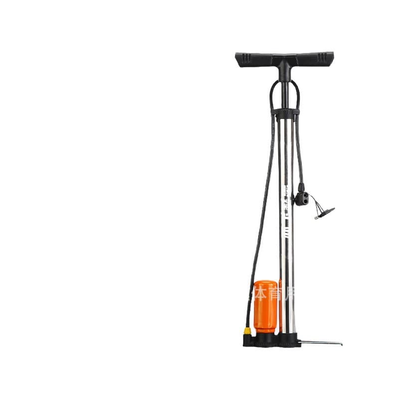 Manual High Pressure Air Pump Stainless Steel Bicycle Electric Bike Basketball Mountain Bike Car Tire Inflator Household