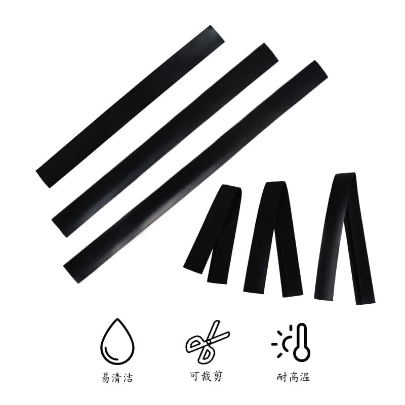 Amazon Hot Selling Stove Gap Strip Kitchen Gas Stove Countertop Oil and Stain Proof T-Shape Silicone Seal Strip