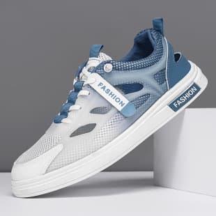 Men's Shoes 2026 Summer Breathable Hollow Mesh Shoes Student Sports Skate Shoes Men's Outdoor Wading Creek Shoes Casual Shoes