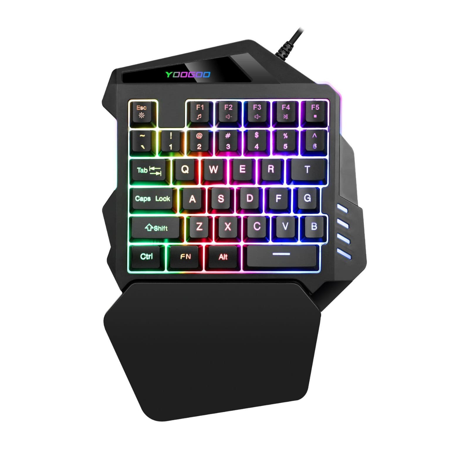 One-handed keyboard G94 colorful backlit single-mix gamer professional chicken hand Tour computer universal cross-border ebay