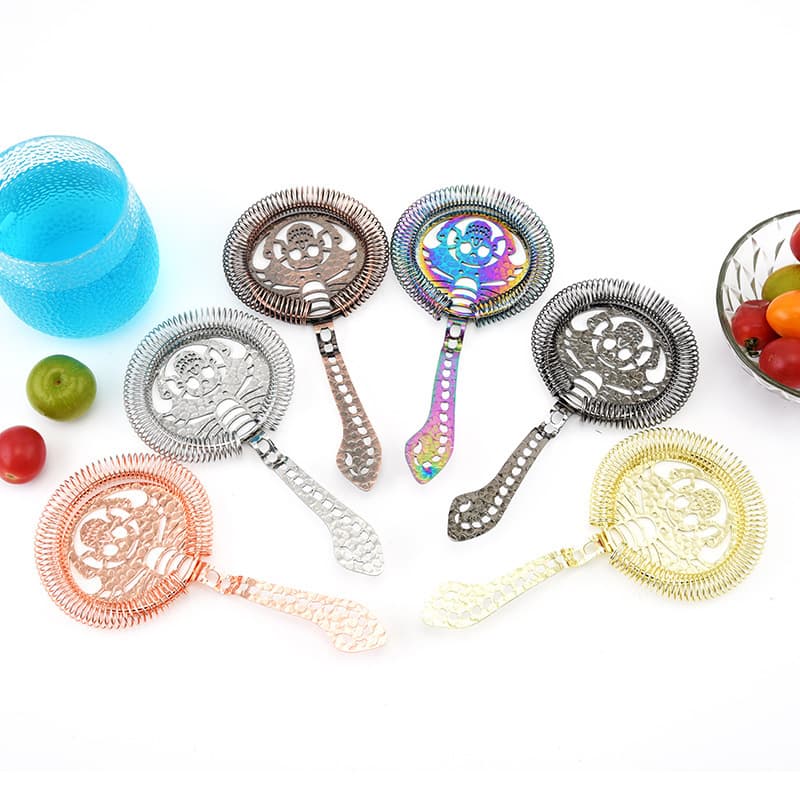 Scorpion Ice Strainer, 304 Stainless Steel Ice Filter, Bartending Ice Strainer, Bar Tool Factory Wholesale
