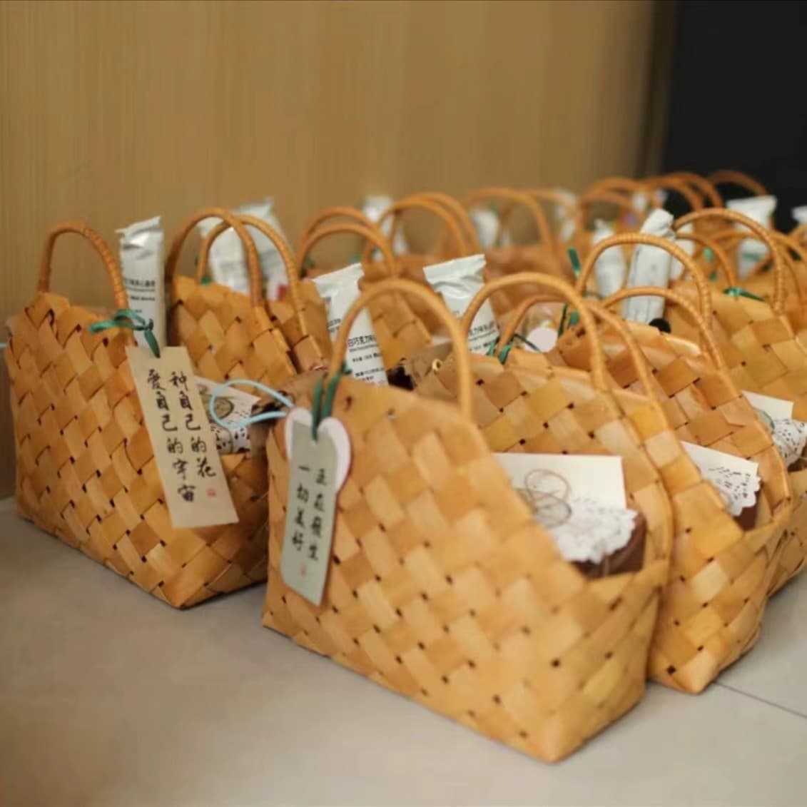 Gift packaging, birthdays, birthdays, happy events, Spring Festival, New Year’s party, souvenir sets, wedding housewarming, woven basket ideas