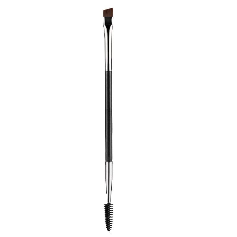 Sculpt Fill Brow Brush Travel Spooly Eyeliner Brush Blending Brow Applicator Dual-Ended Angled Brow Brush Spoolie Brush