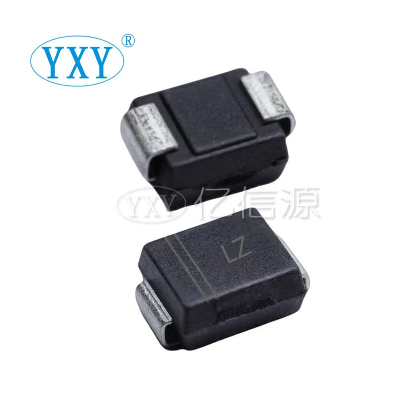 Factory direct sales of SMBJ24A unidirectional transient diode, surface mount DO-214AA TVS diode.