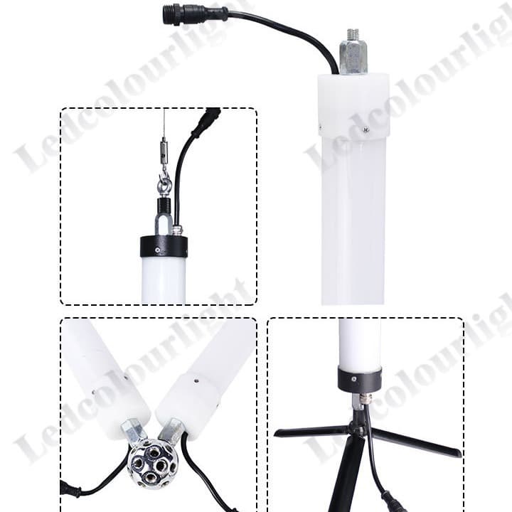 DMX Standing Shadowless Lamp, Styling Shadowless Lamp, Hanging Shadowless Lamp, 360° Light Tube, LED Pixel Light