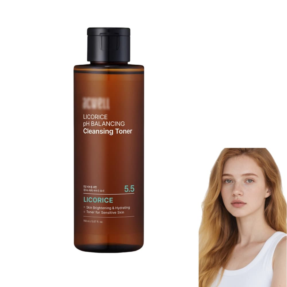 Licorice pH Balancing Korean Toner for Cleansing, Moisturizing Toner