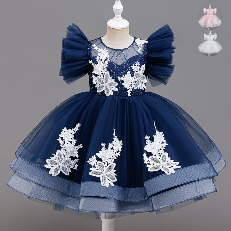 Princess Baby Girls Dress Children's Formal Dress European and American Cross-Border Children's Tutu Princess Dress