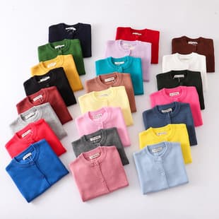2026 Spring Summer New Style Boys and Girls Baby Toddler Knitwear, European and American Hot Selling Pure Cotton Knitted Baby Air Conditioning Cardigan