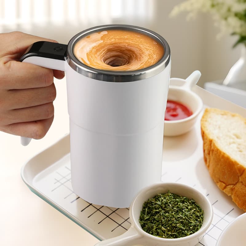 Cross-border intelligent temperature measuring magnetic automatic stirring cup electric portable coffee cup milkshake cup fitness egg
