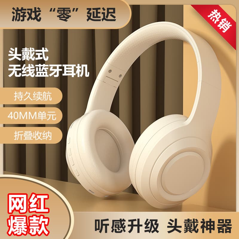 Cross-border Bestseller DR58 Bluetooth Headphones, Long Battery Life, Music Noise Cancelling, Wireless Over-Ear Headphones, In Stock