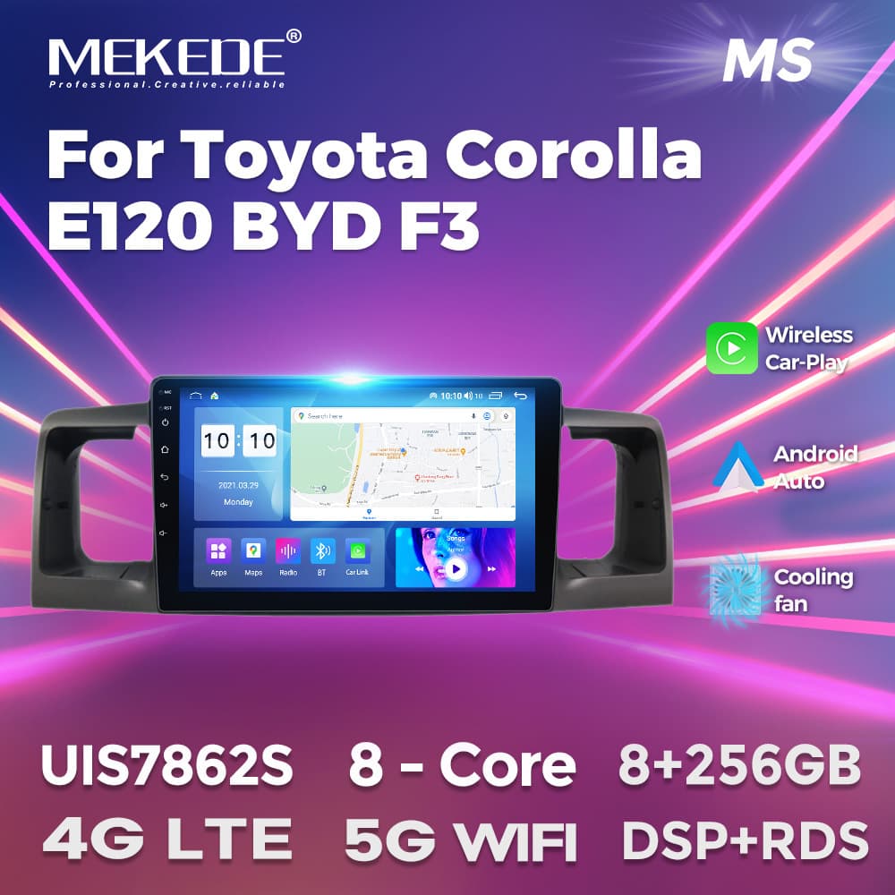 Carplay Android Large Screen Navigation for Toyota Corolla