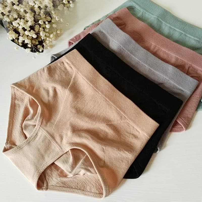 Women's Triangle Panties Mid-Waist High-Waist Tights Anti-Exposure Panties Unisex Sampling