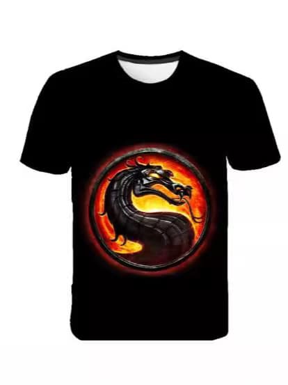 Mortal Kombat 3D Printed T-Shirt Men Women Fashion Short Sleeve Casual Top Cool Streetwear Summer New Arrival