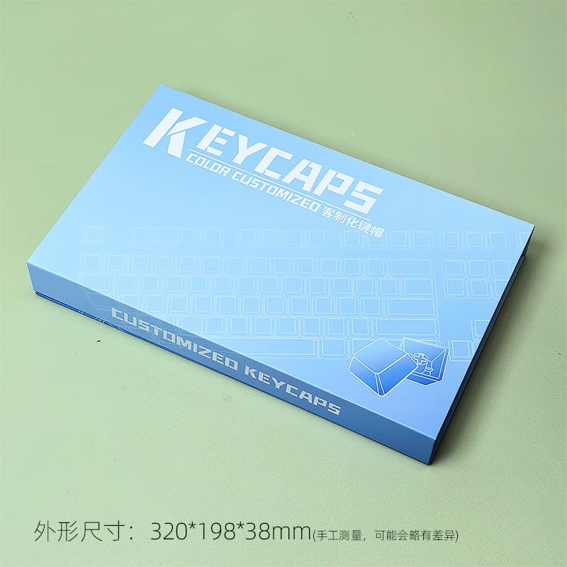 Wholesale cross-border Black Snake keycaps, packaging boxes, colored pearl cotton, unisex packaging, no logo for mechanical keyboards.