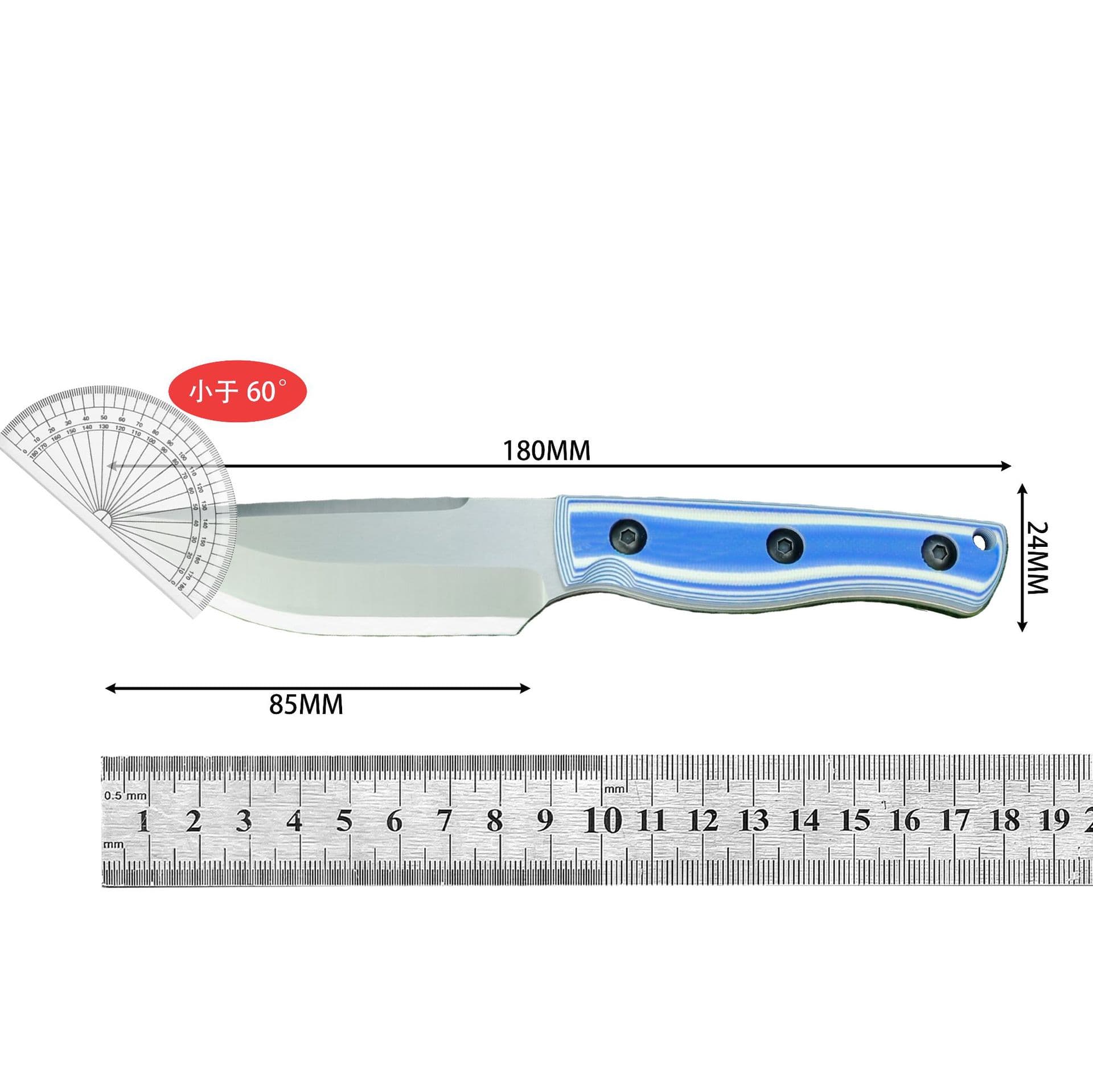 Factory Hot Selling High Hardness New Outdoor Knife Camping Durable Wear-resistant G10 Handle Outdoor Camping Portable Integrated
