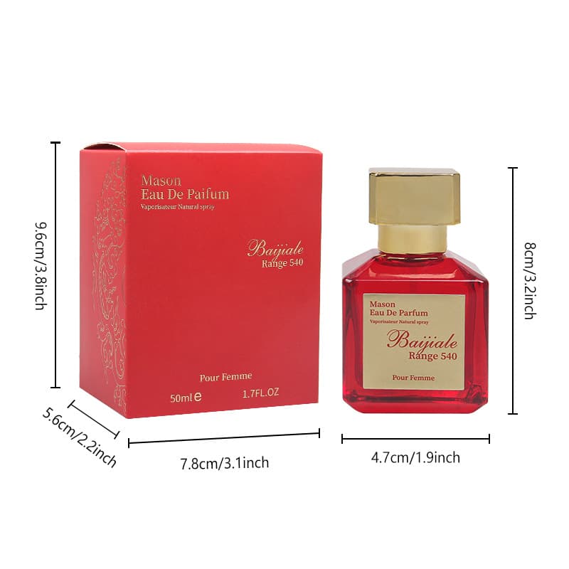 Cross-border e-commerce best-selling Crystal Red Women's Perfume Long-lasting Fragrance Light Scent Gift Set TK Shein 50ml*2