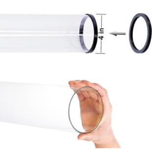 Gas Heater Accessories Amazon Hot Selling High Temperature Resistant Borosilicate Glass Tube Individual Foam Packaging with Gasket