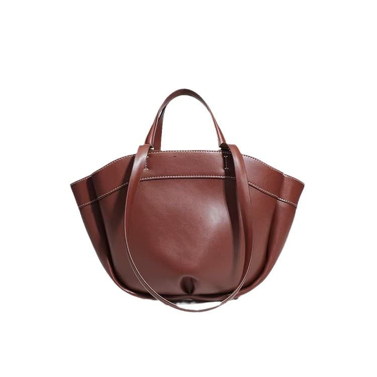 ZA Brand Single Shoulder Handbag Tote 2024 Fall New Arrival Fashion Large Capacity Brown Commuter Mother-Child Bag Shopping Bag