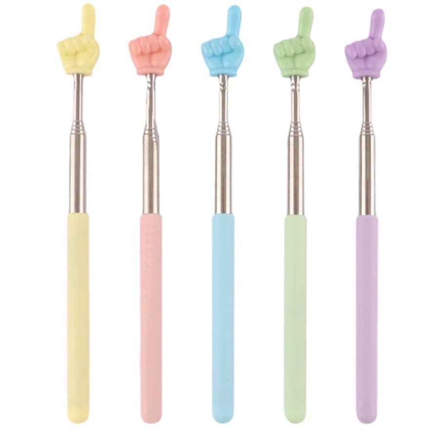 Retractable Teaching Pointer Stick Finger Pointer Teacher Pointer Ruler for Home Teaching and Learning