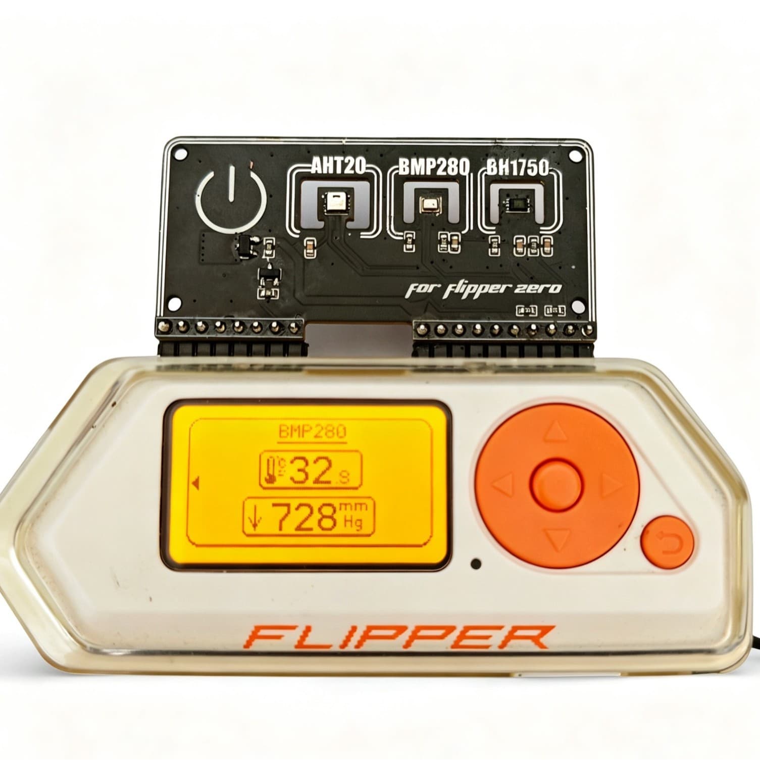 Flipper Zero 4-in-1 Environmental Sensor Module Temperature Humidity Air Pressure UV Detection