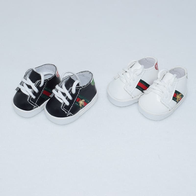 20CM Cotton Doll Shoes for 14-Inch Dolls / EXO Plush Casual Lace-Up Sports 6-Point BJD Shoes Celebrity Doll Shoes