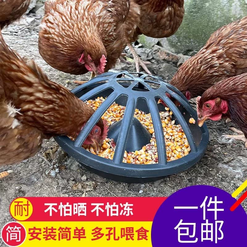 New Automatic Chicken Duck Feeder Trough, Spill-Proof for Free-Range Chickens, Easy to Clean Water and Feed Trough