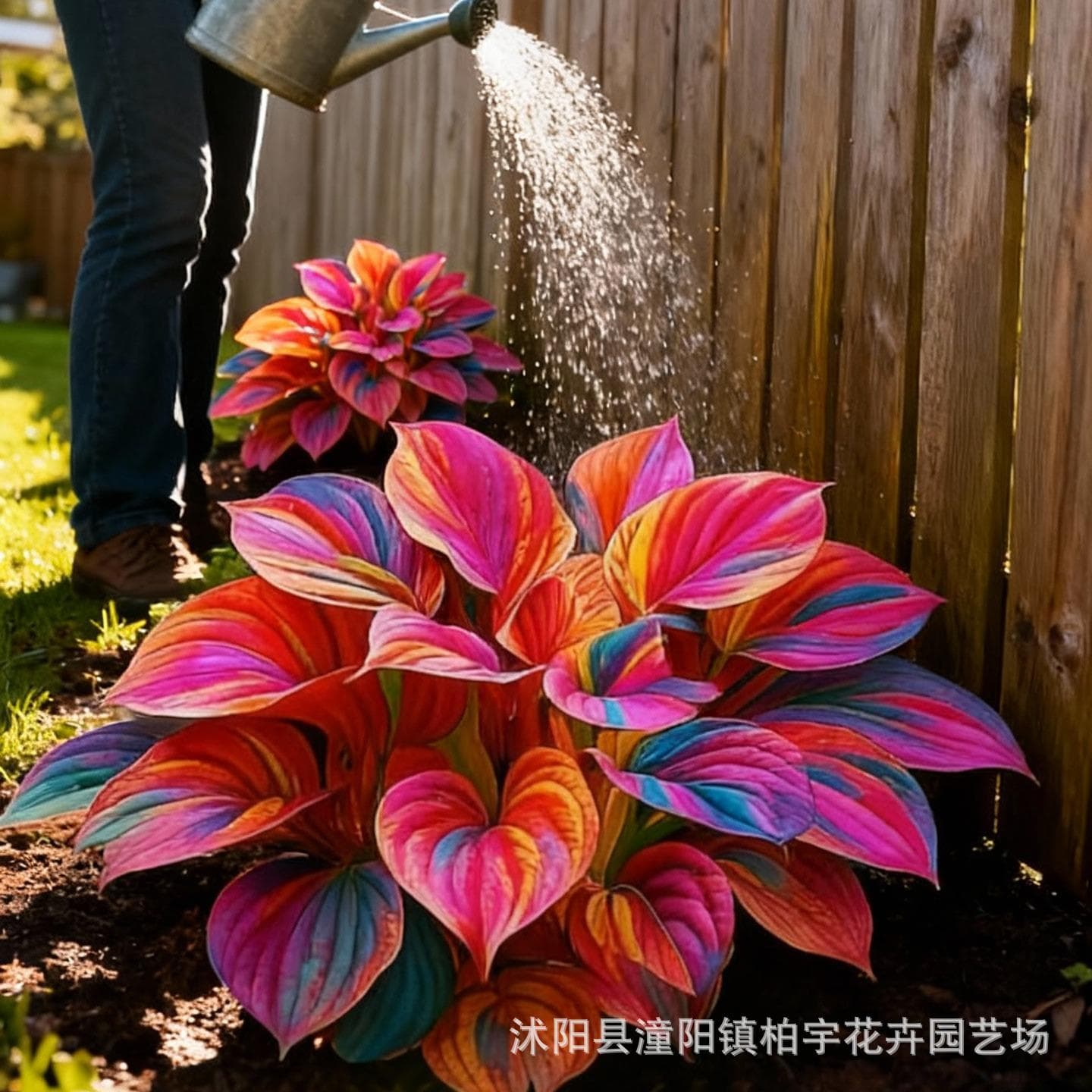 [Cross-Border Supply] Hosta Seeds, Colorful Leaves, Hairpin Flower Seeds, Perennial Large-Leaf Plants, Drought-Tolerant Flower Seeds for the Courtyard