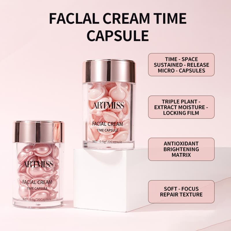 Cross-border Supply Time Capsule Serum for Facial Hydration, Brightening, and Nourishment Capsule Serum Skincare