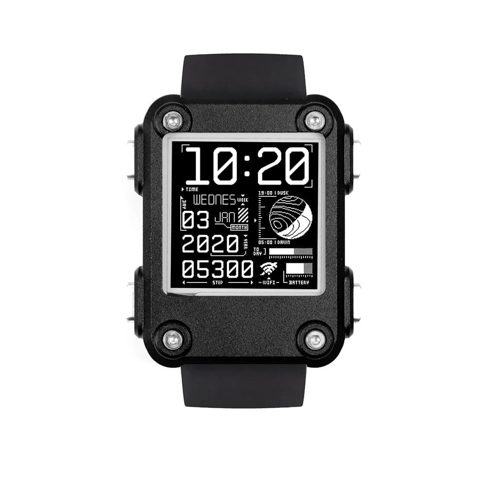 Watch 2.0PLUS ESP32 programmable open-source electronic watch, smart wearable bracelet with e-ink screen
